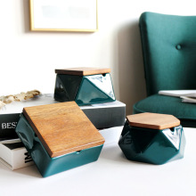 Nordic Ashtray - Luxury Custom Ceramic Ashtray with Lid