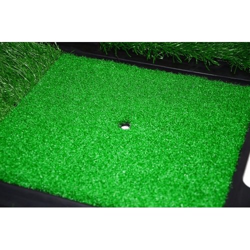 Alfombrilla de goma para golf de césped artificial con base de goma Mini