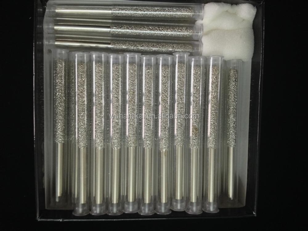 1/8 inch diameter sharp Vacuum Brazed diamond finger bits grinding stone