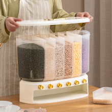 Large Capacity Wall Hanging Kitchen Rice Bucket and Cereal Storage Tank