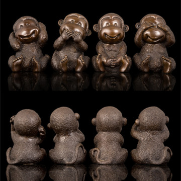 Indoor animal sculpture decoration porch monkey statue for sale