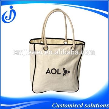 Custom Cotton Rope Plain Cotton Tote Bag