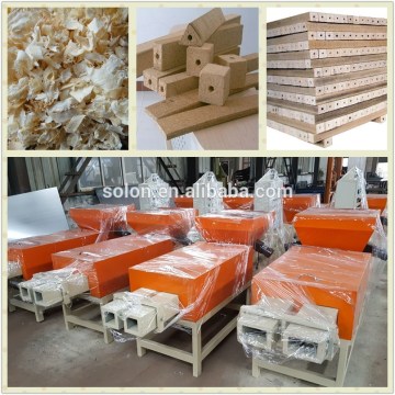 Best quality wood feet block machine wood sawdust block making machine wood pallet block extruding machine glue mixing machine