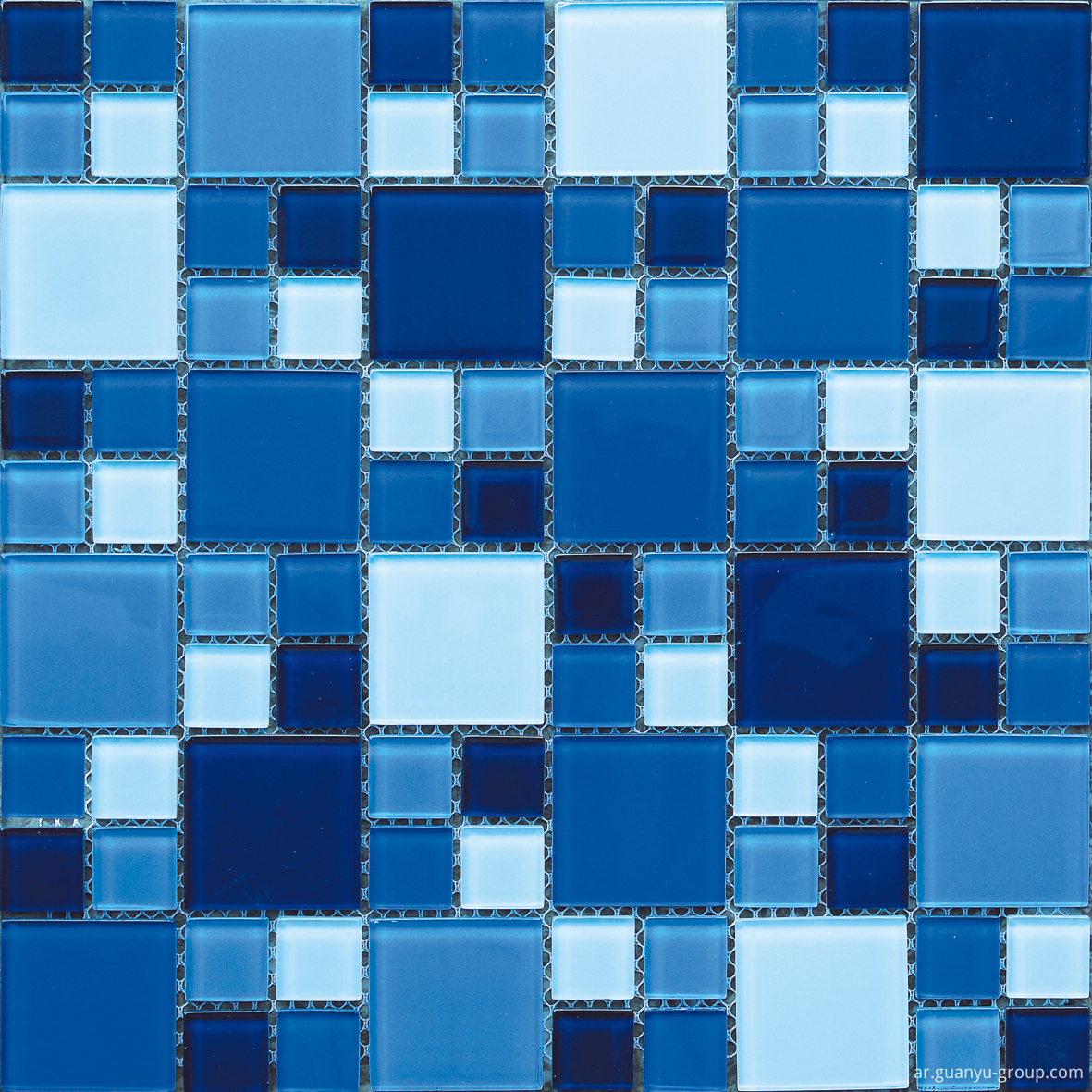 Size Mixed Crystal Glass Mosaic