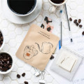 Bolsa de café com compostável impressa de 12 onças