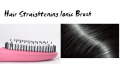 Hair Straightener Ion Brush Pink