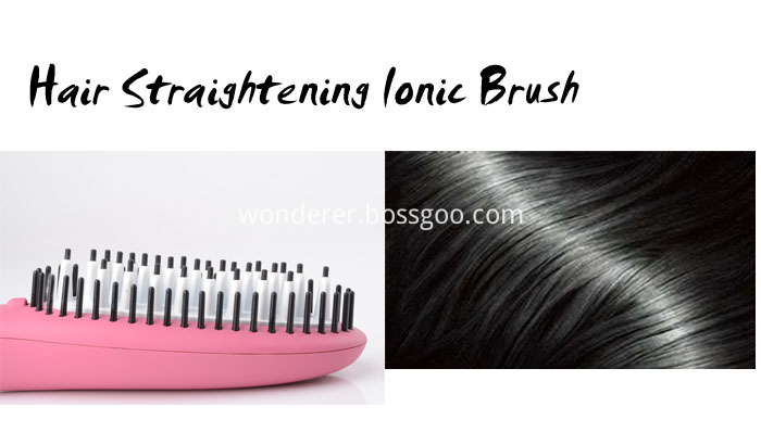 Hair Straightening Ionic Brush