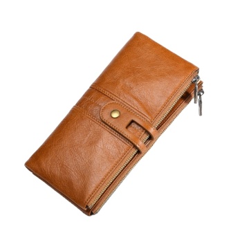 Smart Mobile Card Holder Clutch Bag Mens Leather Fashion Hasp Wallets Purse Men