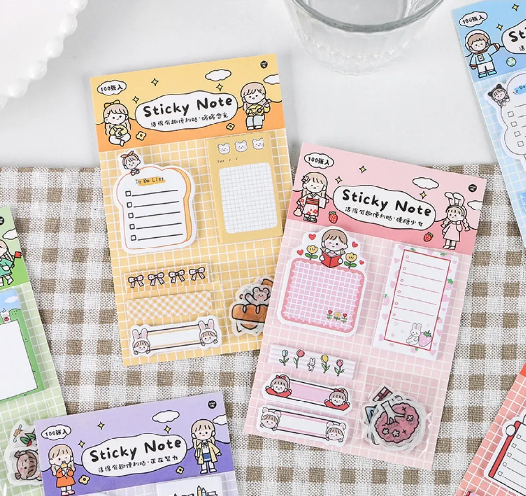 Creative Sticky Memo Paper Notes Pad