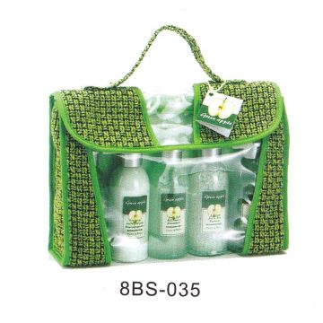 Green Bubble Bath Gift Sets For Women , Professional Cosmetic #8bs-035