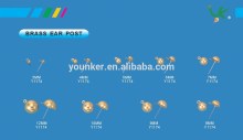 Brass Earring Post Finding