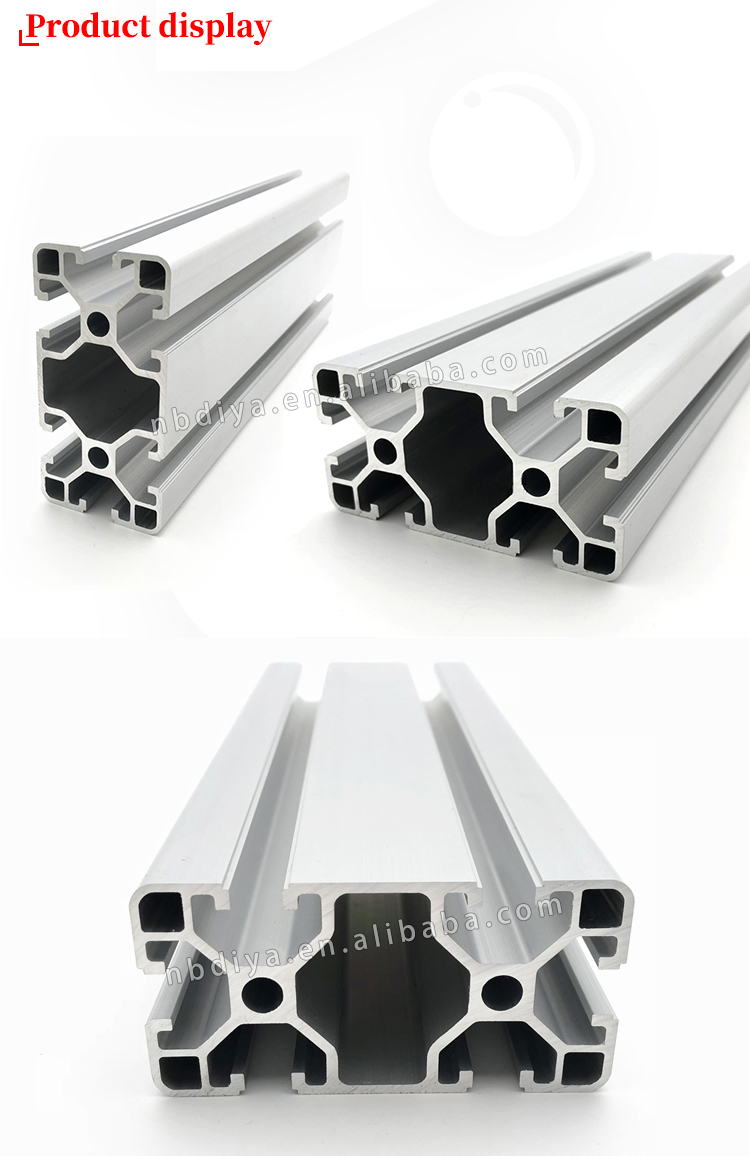 China Industrial T Slot Alloy Extruded Track Aluminum Profile