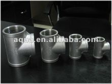 stainless steel threaded tee
