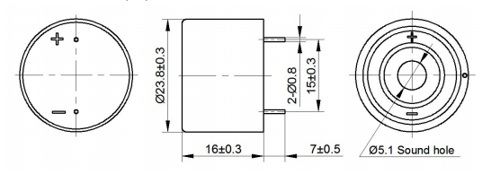 23x16 buzzer