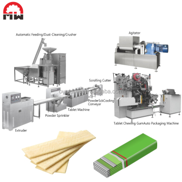 Factory Bubble Gum Making Machine - Chewing Gum Manufacturing Machine