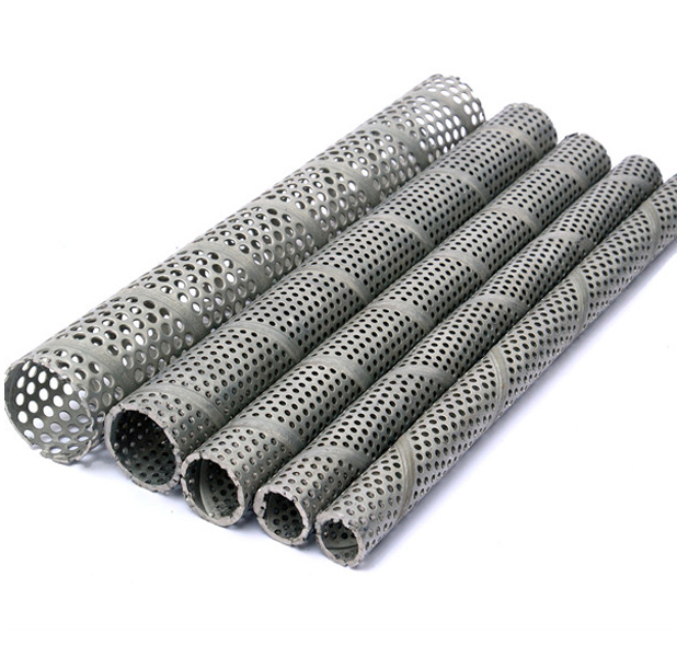 factory price  perforated spiral filter pipe metal tube