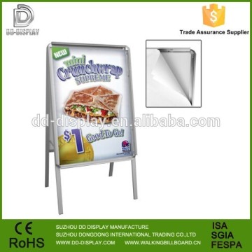 Foldable double-sided a-board,Pavement sign