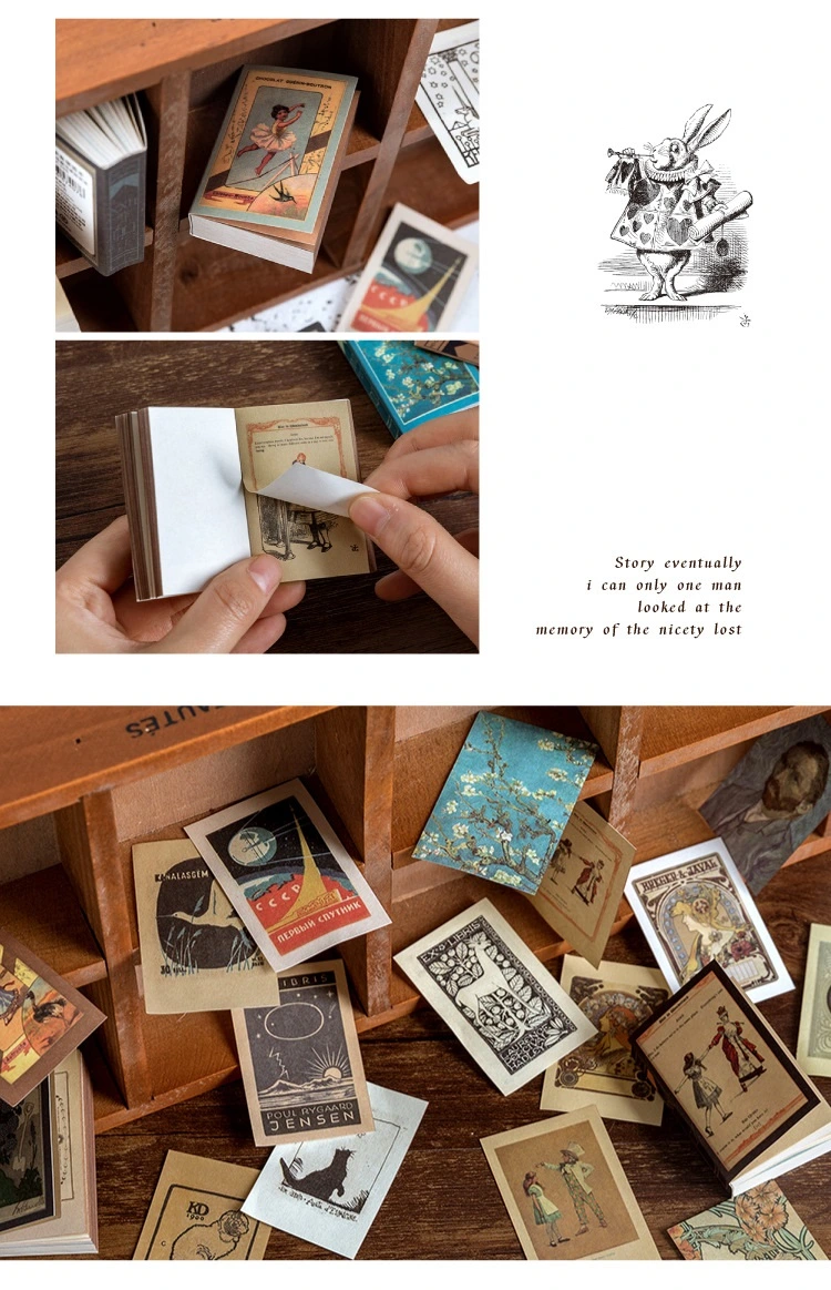 Matchbox Style Scrapbook Decoration Paper Notes