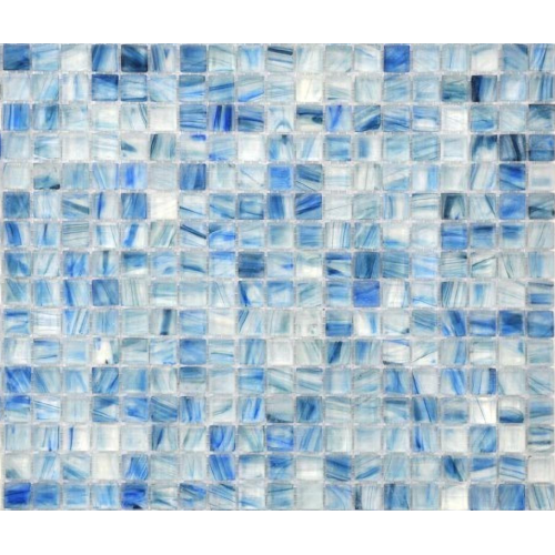 Blue glass mosaic tiles for swimming pool wall