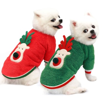 Christmas Elk Costume Cute Dog Clothes