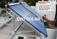 Alta presión colector solar con tubos de calor