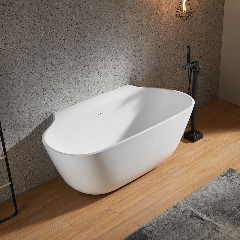 Factory Supply Bathtubs White Acrylic Durable Freestanding Bathroom Tub
