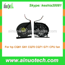 Laptop internal fan for hp G61 CQ61 CQ70 CQ71 G71 laptop cpu cooling fan mainboard cooler