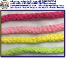8-strand 6mm cotton rope , colored cotton rope , colored decorative cotton rope
