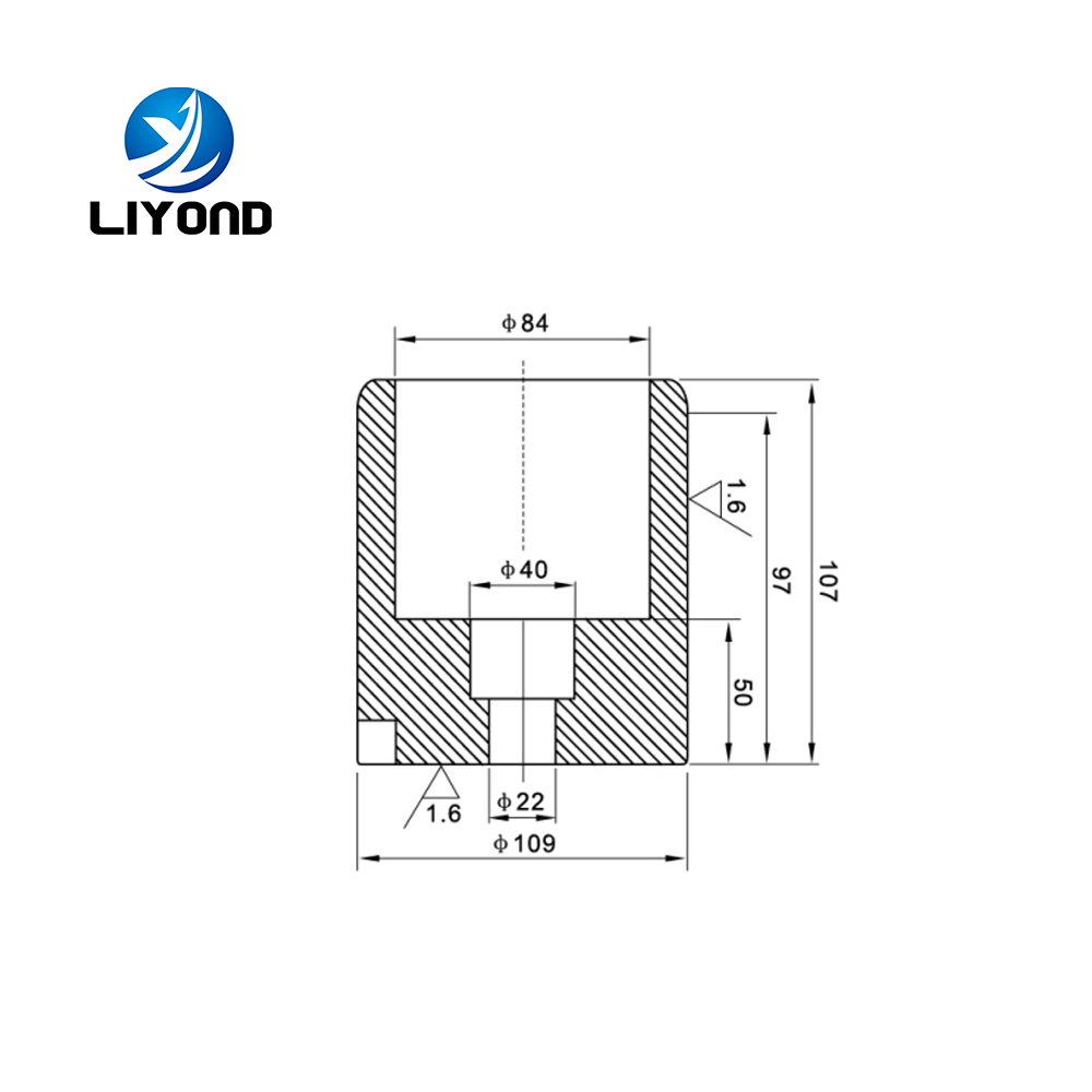 Electrical 4000A static contact copper fixed contact moving contact for High voltage conductive equipment