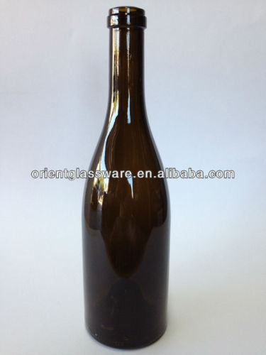 750ml Premium Burgundy wine bottle
