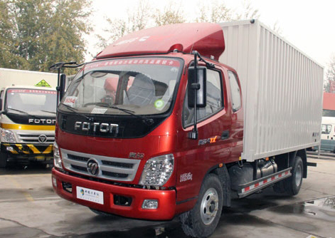 2tons-FOTON corrugated container van truck