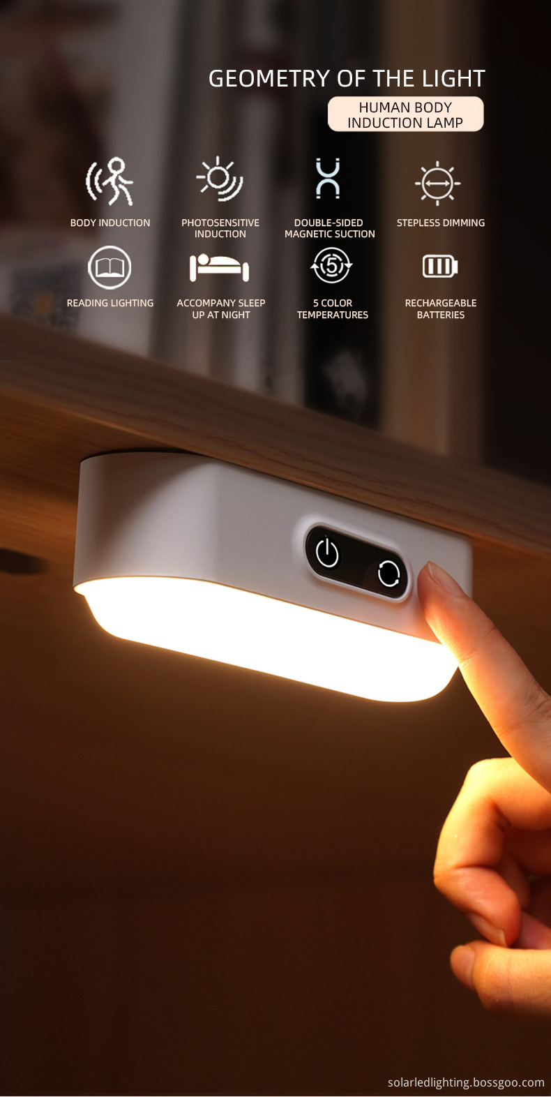 Adjustable Motion-Sensing Night Light