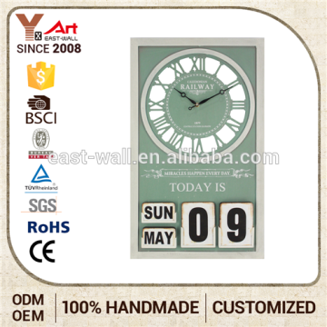 Custom-Tailor Acrylic Calendar Wall Clock Home Furniture Clock On The Wall