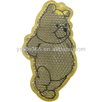 Hard reflector with EN13356 approved bear