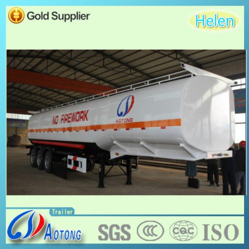 Tri-Axle 40cbm Fuel Tanker/Oil Diesel Transport Truck Semi Tank Trailer for Sale