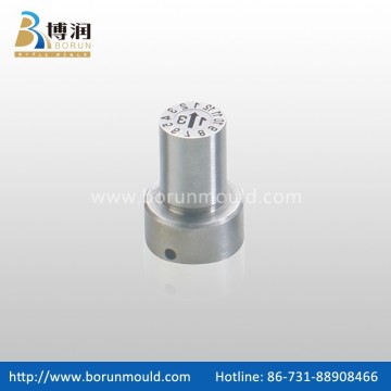 Metal date stamp, date stamp for injection mold