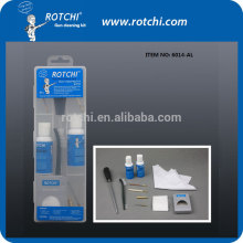 Aluminium rods pistol cleaning kit, plastic packing gun brush , firearms cleaning