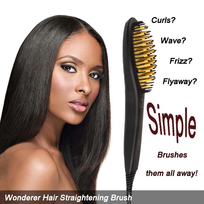 Wonderer Straightener Hair Brush