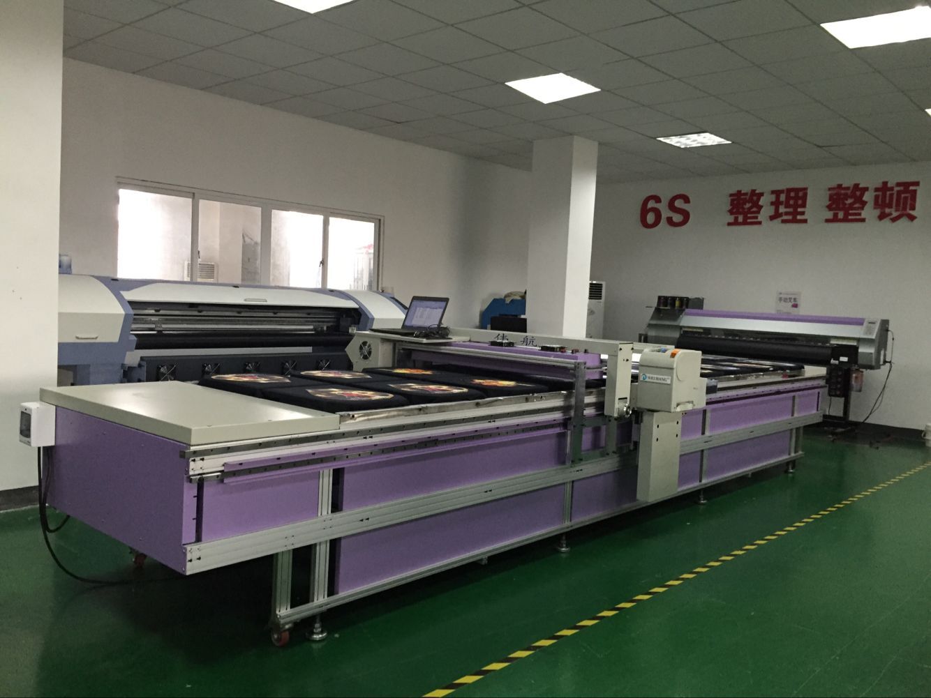 direct to garment digital printer with pallets