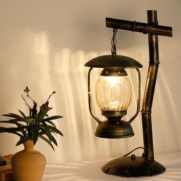 Industrial vintage art deco lamp table lamp with shade