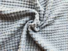 Poly Rayon Span Brushed Waffle