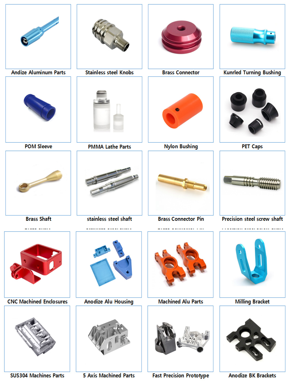 Non standard customized precision mechanical hardware lighting parts milling machines cnc