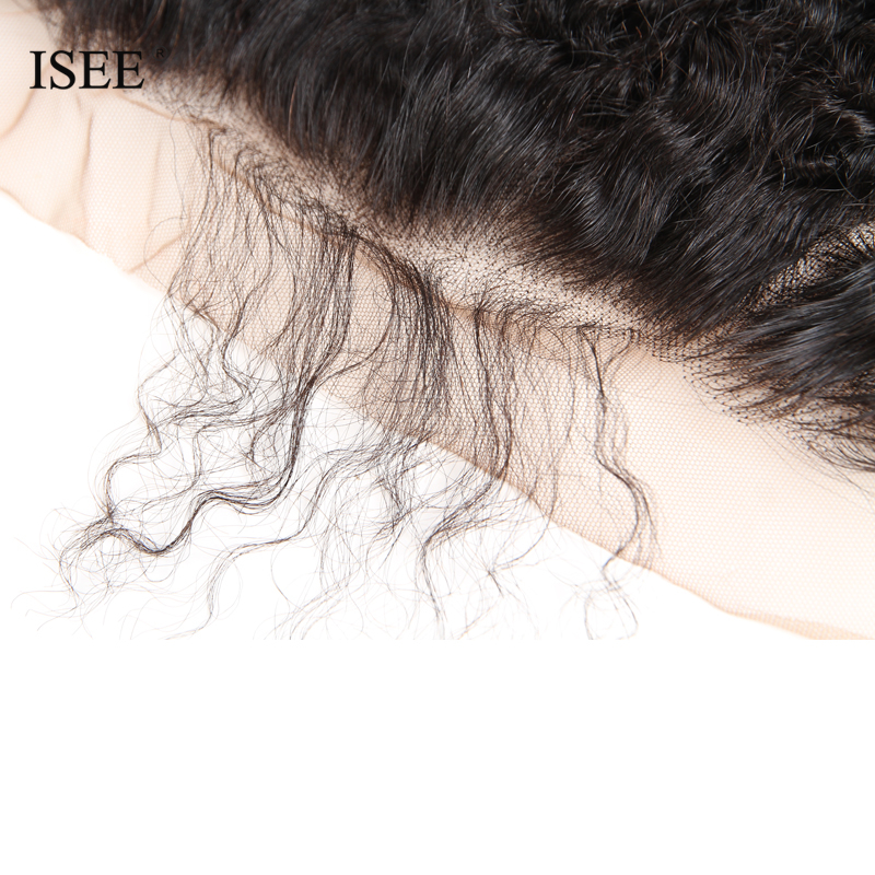 Wholesale Ear To Ear Transparent Swiss Lace Raw Kinky Curly Frontal