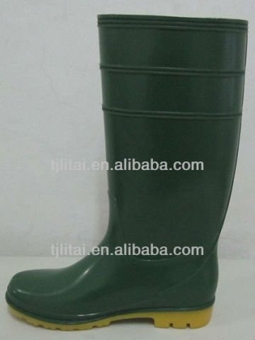 Olive beautiful light-weight anti-slip gum boots Wellington gum boots Green gum boots plastic gum boots
