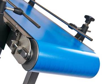 Sanitary Blue PU Belt Conveyor for High-Quality Food Antimicrobial Transport