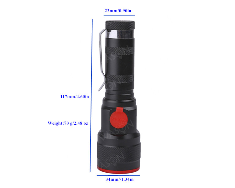 Super Handy Pocket Carry Outdoor Lighting Linterna Micro Best Hunting Hand Rechargeable Branded Flashlight
