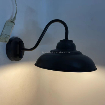 Dark Bronze Metal Wall-Mounted Sconce Lamp - UL ETL Listed for Wyndham Ramada Hotel Project