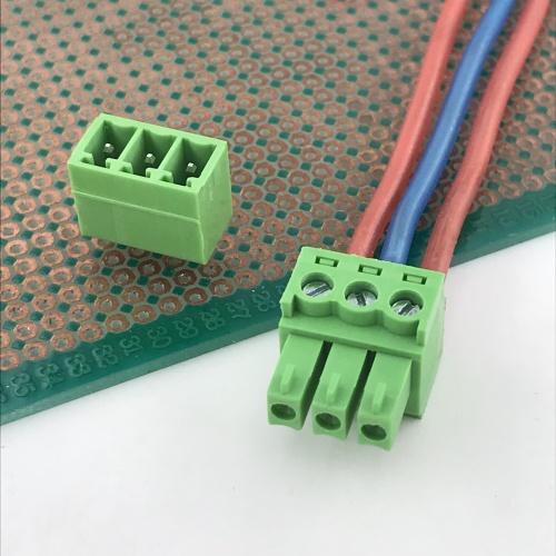 3.5mmピッチPCB 3ウェイターミナルブロックに連絡します