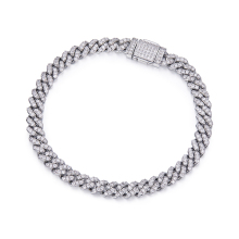 Premium Lab Diamond Cuban Link Bracelet