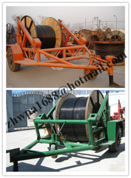 low price Cable Winch,Cable Drum Trailer, new type Cable Drum Carrier